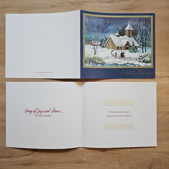 Vintage Greeting Cards Holiday Christmas Set of 13 - Picture 2 of 2